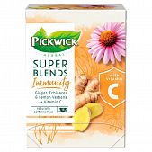 Чай травяной Pickwick Super Blends Immunity имбирь-эхинацея-лимонная вербена-витамин C 1,5г*15шт
