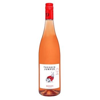 Вино Tussock Jumper Moscato Rose розовое полусладкое 11% 0,75л 