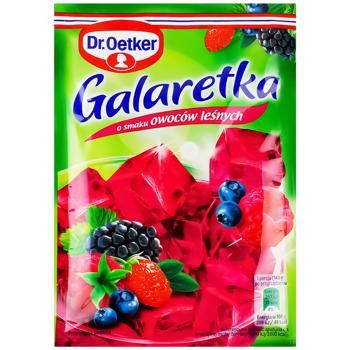 Желе Dr.Oetker Galaretka со вкусом лесных ягод 72г 