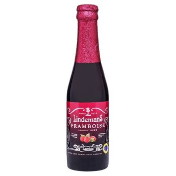 Пиво Lindemans Framboise красное 2,5% 250мл 