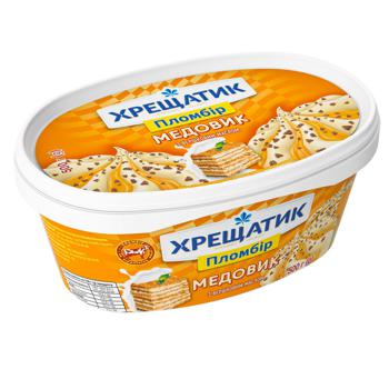Мороженое пломбир Хрещатик Медовик 500г 