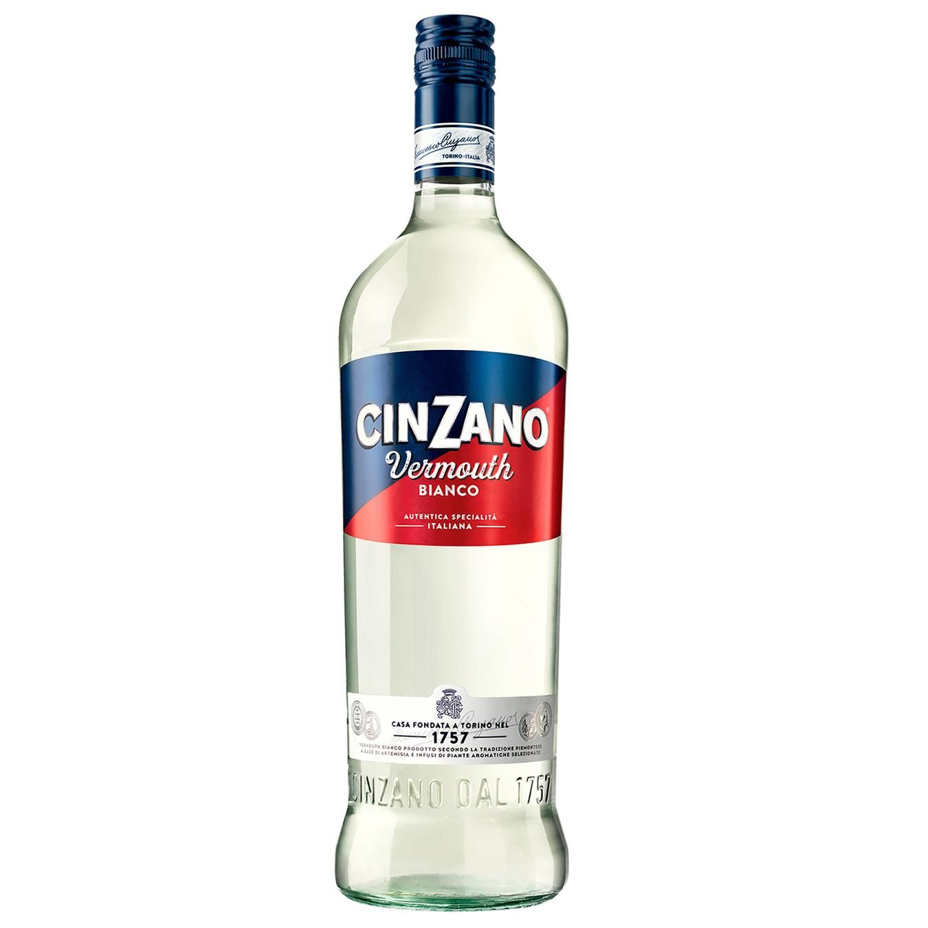 Вермут Cinzano Bianco 15% 1л 