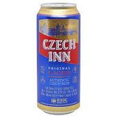 Пиво Czech Inn Lager светлое 4,7% 0,5л