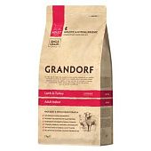 Корм сухой Grandorf с ягненком и индейкой для домашних котов 2кг