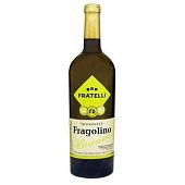 Вино Fratelli Fragolino Bianco белое полусладкое 9-13% 0,75л