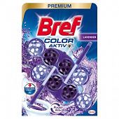 Блок для унитаза Bref Color Aktiv Лаванда 100г