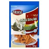 Лакомство для кошек Trixie Premio Mini Sticks с курицей и рисом 50г