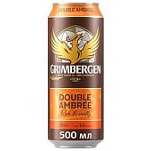 Пиво Grimbergen Double Ambree темное 6,5% 0,5л