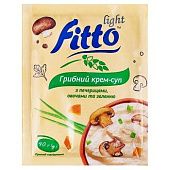 Крем-суп Fitto Light грибной с шампиньонами овощами и зеленью 40г