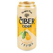 Сидр Ciber со вкусом груши 5,5% 0,5л