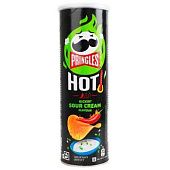 Чипсы Pringles Hot пряная сметана 160г