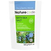 Соль для ванны Nature Code Stop pain морская 550г