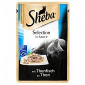 Корм Sheba Select Slices с океаническою рыбой в соусе для котов 85г