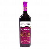 Вино Az-Granata Qaragoz Saperavi красное полусухое 12-14% 0,75л