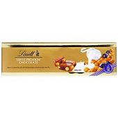 Шоколад молочный Lindt с изюмом и орехами 300г