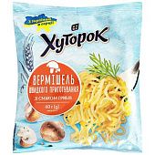 Вермишель Хуторок со вкусом грибов быстрого приготовления 60г