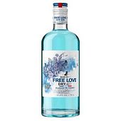 Джин Free Love Blue Mood Dry 37,5% 0,7л