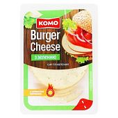 Сыр плавленый Комо Burger Cheese с зеленью ломтики нарезанные 135г