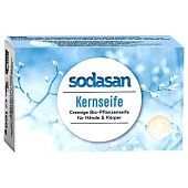 Крем-мыло твердое Sodasan Organic для чувствительной кожи 100г