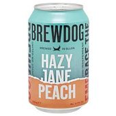 Пиво BrewDog Hazy Jane со вкусом персика светлое нефильтрованное 5% 0,33л