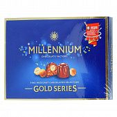 Конфеты Millennium Gold в молочном шоколаде с ореховым кремом и орехами 205г