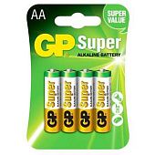 Батарейки GP super LR6 AA 4шт