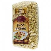 Рис World's Rice нешлифованный 500г