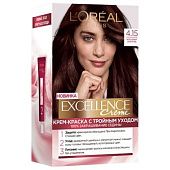 Крем-краска для волос L'Oreal Paris Excellence морозный шоколад  №4.15