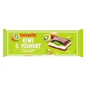 Шоколад молочный Terravita с йогуртом и киви 235г