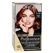 Краска для волос L'Oreal Paris Recital Preference 5.25 Антигуа каштановый перламутровый