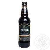 Пиво Первая приватная броварня Черное тёмное пастеризованное 6.8%об. 500мл