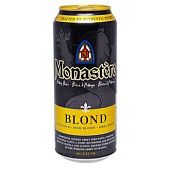 Пиво Monastere Abbey Blond светлое 6,5% 0,5л