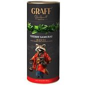 Чай черный Graff Вишневый самурай с ароматом вишни и миндаля листовой 80г