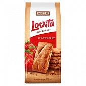 Печенье Roshen Lovita Cake Cookies с клубничной начинкой 168г