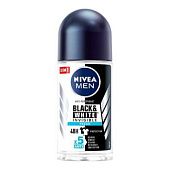 Антиперспирант шариковый Nivea Men Невидимый для черного и белого 50мл