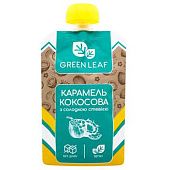 Карамель Green Leaf кокосовая со сладкой стевией 90г