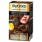 Краска для волос без аммиака SYOSS Oleo Intense 6-10 Темно-Русый 115мл