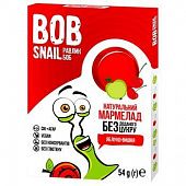 Мармелад Bob Snail Яблоко-вишня натуральный без сахара 54г
