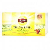 Чай черный Lipton Yellow Label 2г*50шт