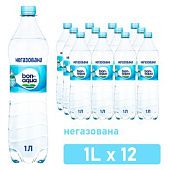 Вода BonAqua негазированная 1л