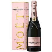 Шампанское Moet&Chandon Rose Imperial розовое сухое 12% 0,75л