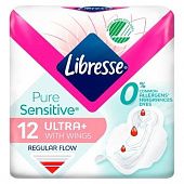 Прокладки гигиенические Libresse Pure Sensitive Ultra Normal 12шт