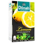 Чай черный Dilmah Лимон 1,5г*20шт