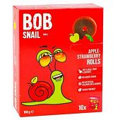 Конфеты Bob Snail яблоко-клубника 100г