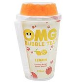 Чай холодный зеленый OMG Bubble Tea лимон с шариками манго 270мл