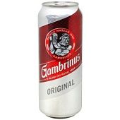 Пиво Gambrinus Original светлое 4,3% 0,5л