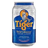 Пиво Tiger светлое 5% 0,33л