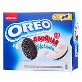 Печенье Oreo Двойная начинка с какао и начинкой с ванильным вкусом 170г