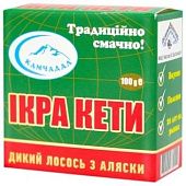 Икра кеты Камчадал зернистая 100г