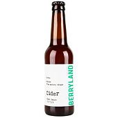 Сидр Berryland Cuvee Яблочный полусладкий 7-7,5% 0,33л